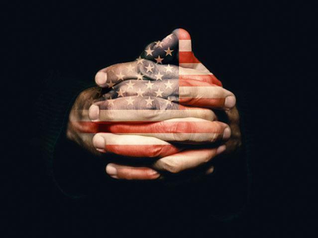 American Hands Praying